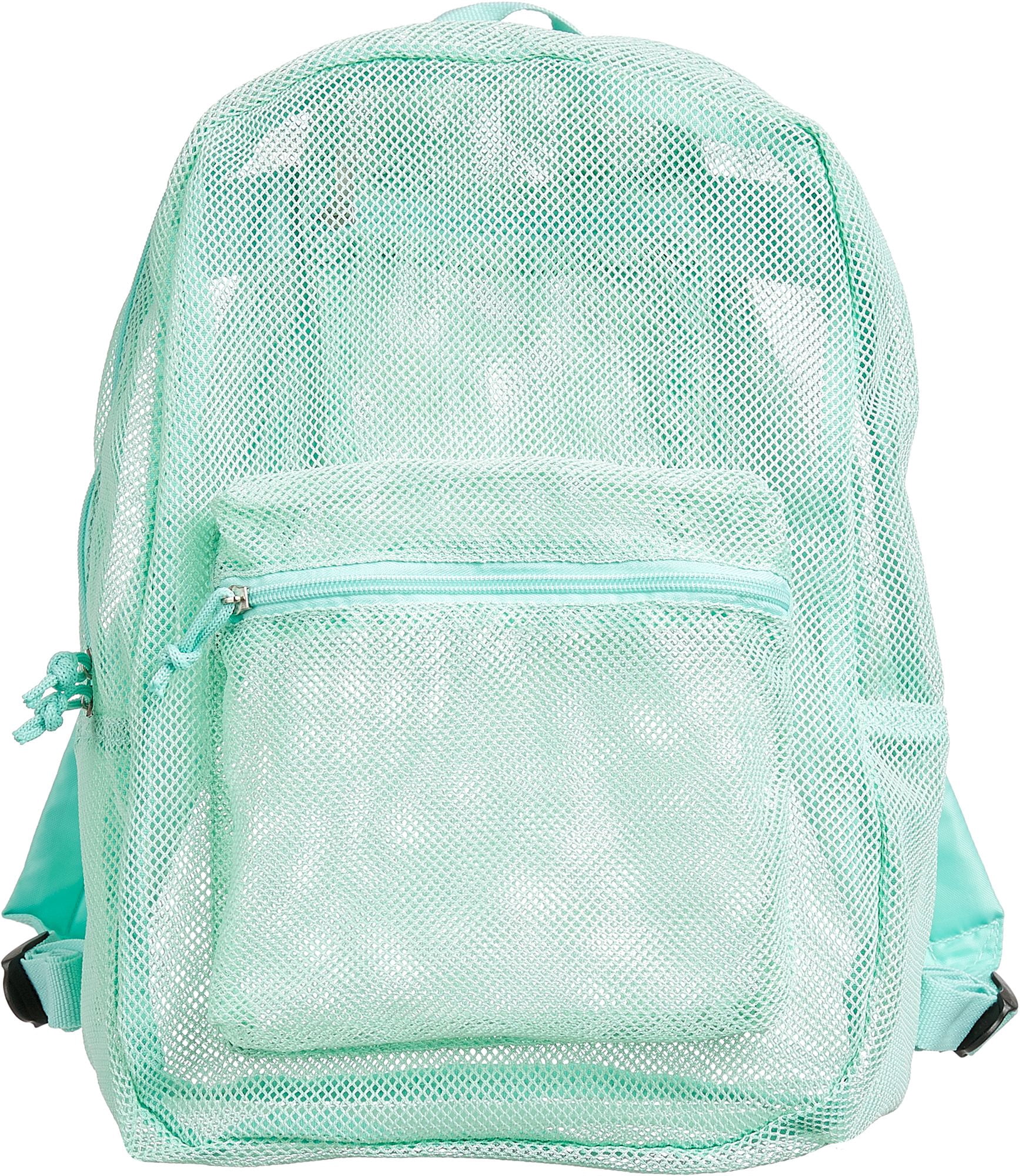 white mesh backpack