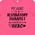 thumbnail image 4 of Inktastic My Aunt is a Respiratory Therapist and a Hero Youth T-Shirt, 4 of 5