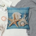 thumbnail image 2 of JEUXUS  Coastal Throw Pillows,Coastal Pillow Covers,Nautical Beach Decorative Throw Pillow Cover,Nautical Pillows,Nautical Beach House Bed Room Decor Pillowcase, 2 of 5