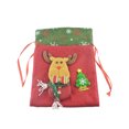 thumbnail image 3 of Maoww Christmas Drawstring Bags Packaging Snowman Three-dimensional Print Container Large Capacity Goodie Bag for Candy Birthday Party Elk, 3 of 7