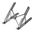 thumbnail image 1 of 10 Adjustable Laptop Holder Aluminum Alloy Laptop Holder Foldable 10 Adjustable Universal Heat Dissipation Anti-slip Portable Desktop Tablet Computer, 1 of 8