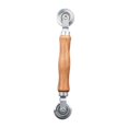 thumbnail image 2 of AMLESO Screen Roller Tool Durable Portable Wooden Handle Professional Spline Roller Metal Wheels, 2 of 6