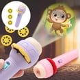 thumbnail image 4 of Linterna de proyector,Linda linterna de proyección de dibujos animados,juguetes para niños,Proyector linterna aprendizaje a la hora de dormir regalos para niños,Proyector de, 4 of 7