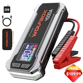 Autowit SuperCap2 Lite Jump Starter, 12V for Gas 5.0L/Diesel 3.5L