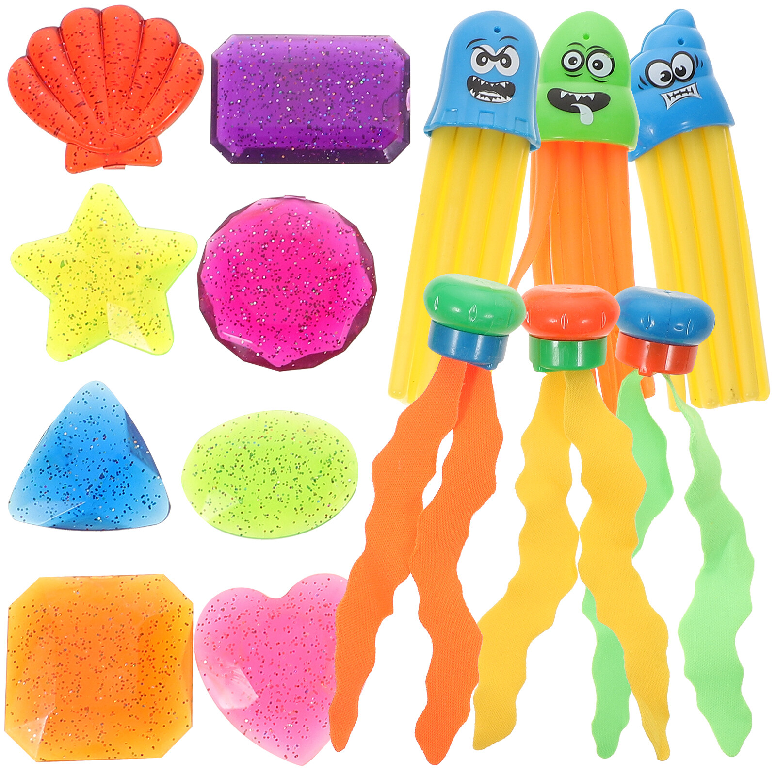 14pcs Kids Diving Toy Set Summer Underwater Sinking Swimming Pool Fun