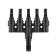 thumbnail image 2 of Graflsoa MC4 Solar Panel Connector - 5-in-1 T-Type, Flame Retardant, Waterproof, Dustproof, Black, High-Temp Resistant for Outdoor Use, 2 of 6