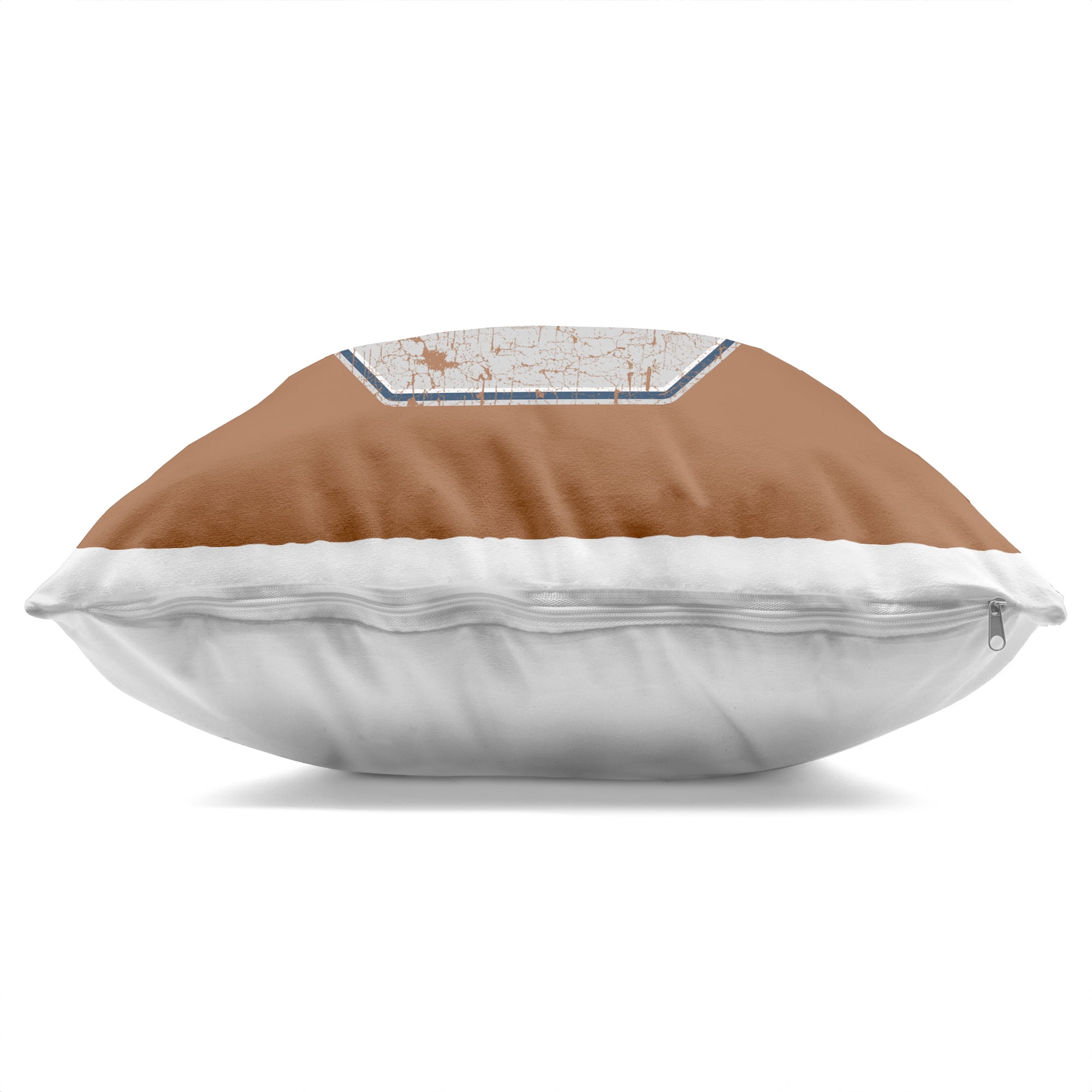 Stupell Industries Sigma University on Brown Decorative Printed Throw Pillow, design by Grotto Studios