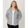 thumbnail image 4 of Hanes EcoSmart Women's Full-Zip Fleece Hoodie, 4 of 6