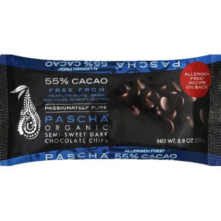 Pascha Organic Semi Sweet Dark Chocolate Chips, 8.8