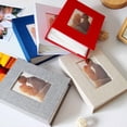 thumbnail image 5 of Getwin Desktop Dress Up,,Small 4X6 Photo Album Cover with Front Window Portable Picture Book for Travel Wedding Memories Organizer, 5 of 5