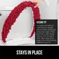 thumbnail image 3 of Tapa de inodoro GORILLA GRIP Soft Chenille Red 49,5 x 47 cm, 3 of 9