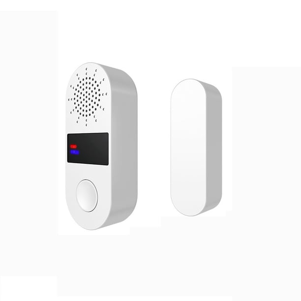 Sensor magnético WiFi para puerta y ventana con alarma Tuya White