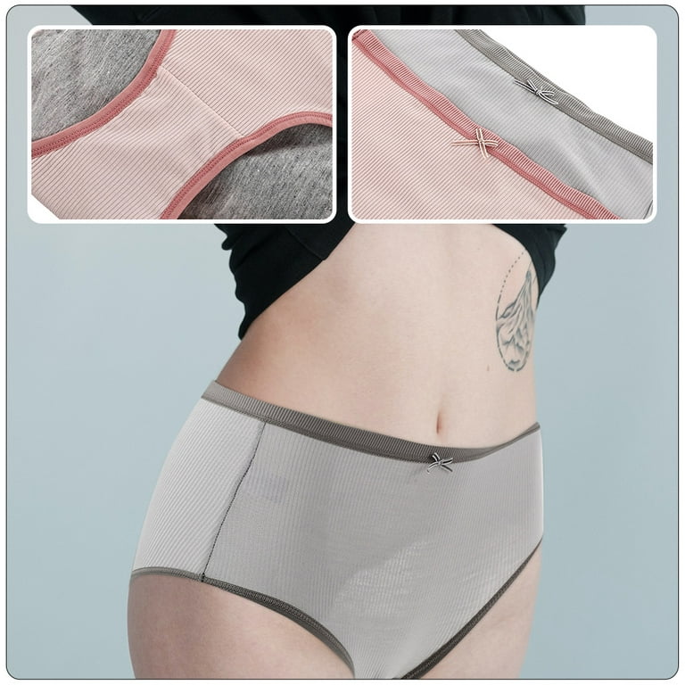 Panties Briefs Period Menstrual Underwear Postpartum Cotton Ladies Bambody  Mid Waist Underpants Maternity Pants 