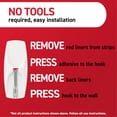 thumbnail image 3 of Command Medium Wire Toggle Hooks, White, Damage Free Organizing, 7 Hooks and 8 Strips, 3 of 11