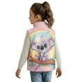 thumbnail image 3 of Pzuqiu Koala Kids Zip Up Vest Size 2 Fashion Warm Soft Outerwear Jacket with Pockets Sleeveless Stretchy Toddler Girl Clothes Wind Proof Comfortable for Outdoor Activities, 3 of 7