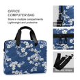 thumbnail image 4 of FORMRS 16" Laptop Bag Carrying Sleeve Case with Handle Travel Shoulder Briefcase, Floral Ocean Waves, 4 of 8