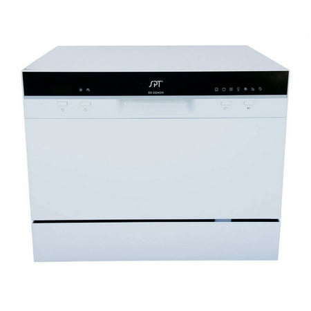 Countertop Dishwasher with Delay Start in White
