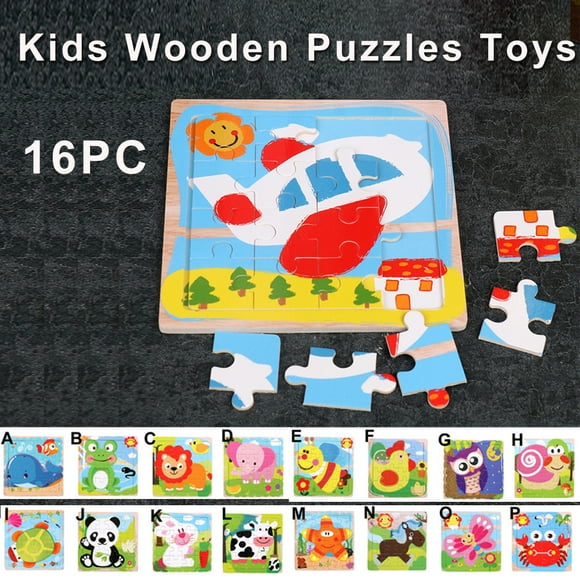 Yhsdtq,Clearance & Promo,Wooden Pegged Pattern Puzzle, Early hood Toy, 12-Piece Set, Multicolor Design, for Toddlers, Educational Game, Development Activity, Simple Stacking Fun | Wood, Multicolor