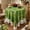 Green, variant on ChicYu Square Floral Tablecloth for Side Table Vintage Tablecloth with Lace Edge Nightstand Cover Washable Tea Party Cover for Indoor Outdoor Decor