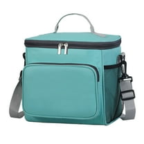 10L Insulated Lunch Bag for Men Women Reusable Leakproof Cooler Bag with Adjustable Shoulder Strap for Work School Office Picnic Beach Travel Outdoor Activities Meal Prep