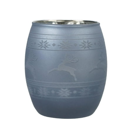 Blue Votive Candle Holder - 3.5
