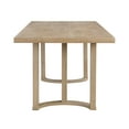 thumbnail image 6 of GDF Studio 69" Modern Rectangular Dining Table for 6, U-Shaped Trestle Base, Wood Frame, Light Ash Finish, 6 of 7