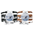thumbnail image 1 of Mar peces jorobadas ciencia naturaleza foto Pulsera pareja de cuerdas de cuero Unbranded M, 1 of 3
