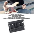 thumbnail image 4 of Electric Bass Bridge Tailpiece 4 String With Thickened Base Plate, Hex Wrench, For Top Load Or String Through Body, Suitable For P Bass, 4 of 8