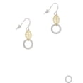 thumbnail image 2 of Delight Jewelry Silvertone Corinthians 13:4 Eternity Ring Goldtone Leaf French Earrings, 2 of 4