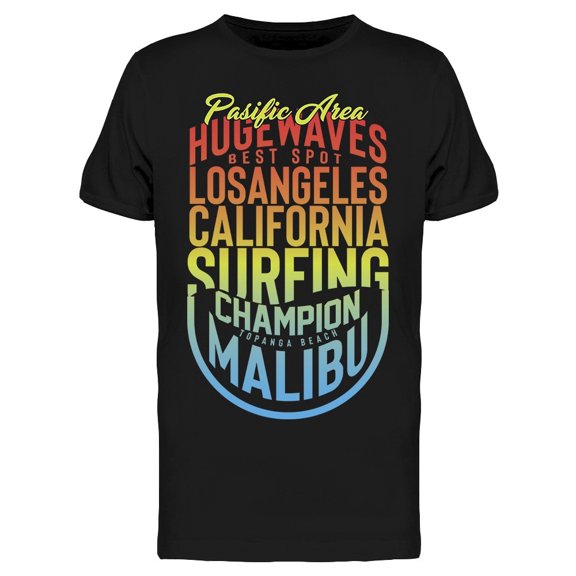 Pacific Area Huge Waves Tee Men's -Image by Shutterstock
