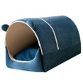 thumbnail image 1 of Cama para perros Gato Casa acogedora Cueva Perrera Cómoda Extraíble Cálida para interior Exterior Antideslizante Lavable Invierno Cama para dormir 40cmx33cmx28cm Sunnimix Cama nido, 1 of 6