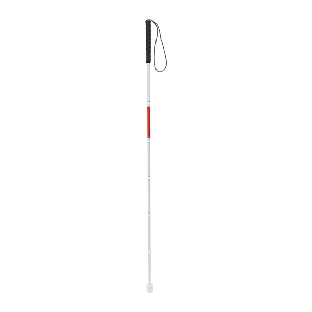 de caña ciega,Ciego stick ciego anciano ,Bastón de caña de caminar plegable caña ciega,Guía ciego palo de senderismo con discapacidad 7 Sección 131.5cm
