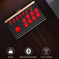 thumbnail image 2 of Arcade Fight Stick Arcade Game Fighting Joystick with Turbo Macro Function Y02 Purple, 2 of 5
