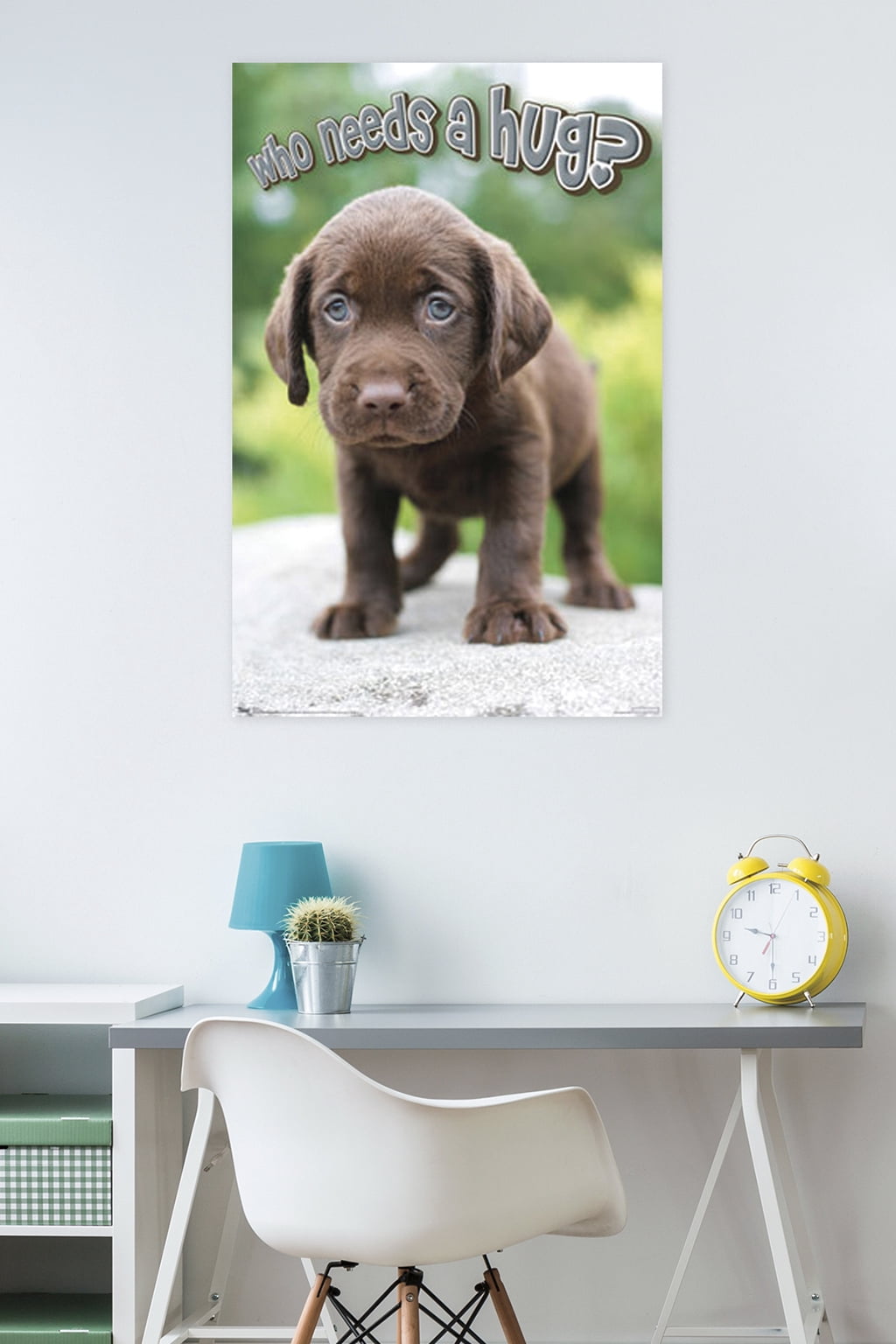 Keith Kimberlin - Puppy - Who Needs a Hug? Wall Poster, 22.375" x 34"