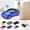 Blue, variant on Wireless Car Shaped Mice for Laptop, Car Mouse for Computer, PC, Mini Cute Mouse with 2.4Ghz USB Receiver, 3D, 1200DPI, Silent Clicks, LED Headlights