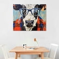 thumbnail image 2 of Orinice Cool Cow on Pattern Poster Print by Lanie Loreth   20x16in, 2 of 6