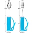 thumbnail image 3 of Bendable Adaptive Utensils for Elderly, Disabled People, Parkinson’s, Arthritis, Hand Tremors, Weak Hand Grip & Handicapped, Arthritic Hands - Non-Slip Handles, Easy Grip for Shaking Hands, 3 of 5