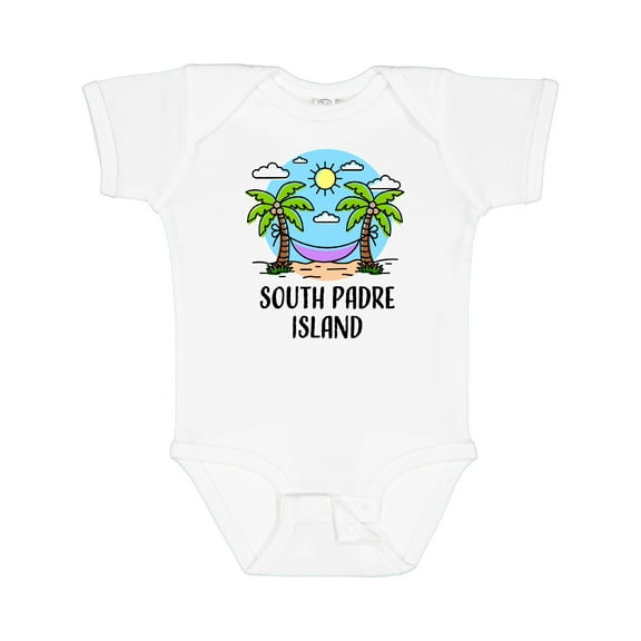 Inktastic Summer Vacation in South Padre Island Boys or Girls Baby Bodysuit