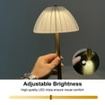 Cordless Table Lamp USB Rechargeable LED Desk Lamp with Touch Control Dimmable 3 Light Colors