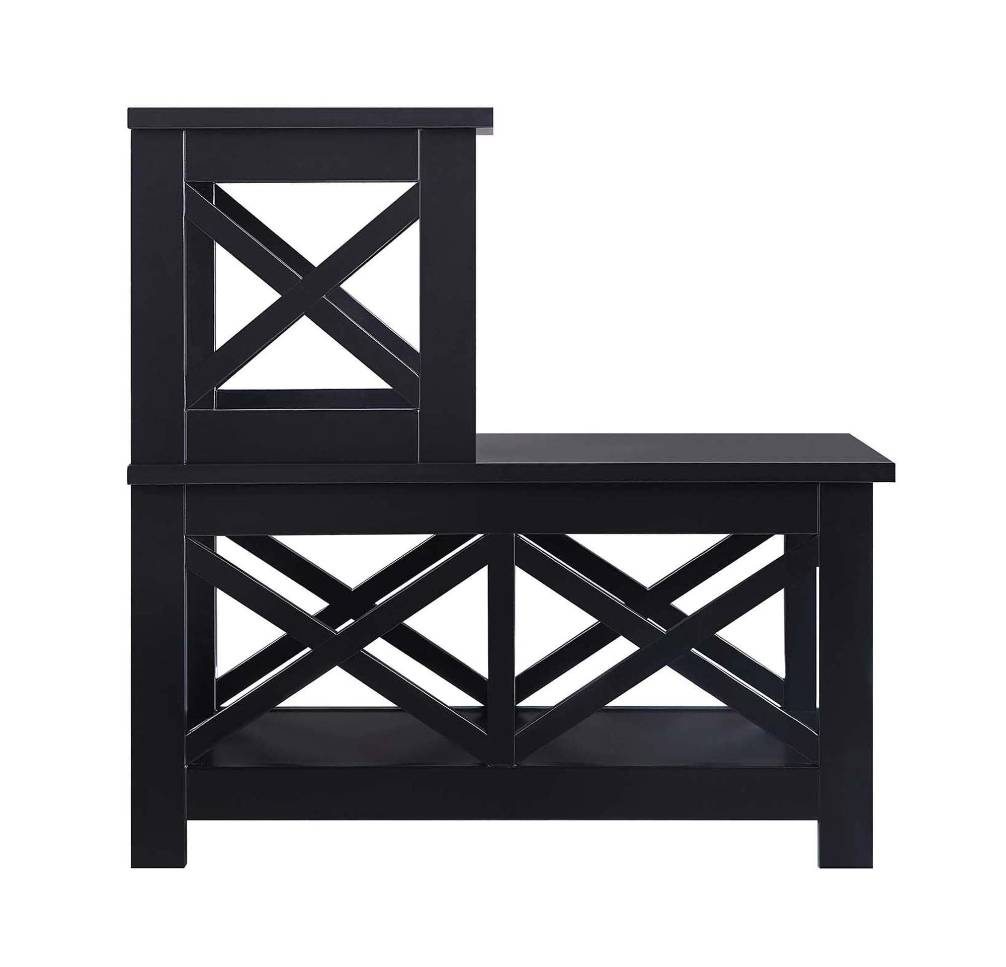 Convenience Concepts Oxford 2 Step Chairside End Table, Multiple Finishes