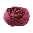thumbnail image 6 of Womens Solid Color Cotton And Linen Scarf For All Season Beach Strip Scarf Designer Reversible Wrap Pistil Scarves Scarf with Ties Lavender Head Wrap Winter Hats And Scarves for Women Small Neck Scarf, 6 of 6