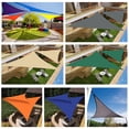 thumbnail image 4 of 12' x 12' x 12' Triangle Waterproof Sun Shade Sail Outdoor Canopy Cover UV Block for Backyard Porch Pergola Deck Garden Patio with Free Rope, 4 of 9