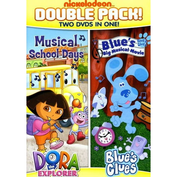Dora and Blue's Clues Double Feature: Dora Musical School Days AndBlue's Big Musical Movie