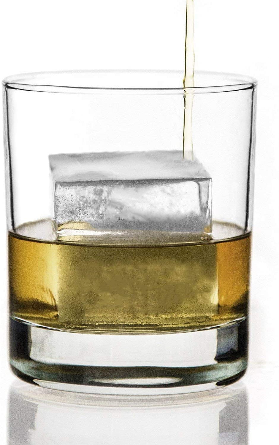 Bourbon Ice Cube Trays Giant Square 2.2 Whiskey Molds 6 cubes tray - –