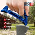 thumbnail image 4 of AccuSharp All-in-One Sharpener, All Purpose Sharpener for Knives, Scissors, Garden Tools, Sharpens & Restores Serrated Knives, Cleavers, Axes, Machete, Blue, 4 of 8