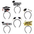 thumbnail image 1 of Graduation Cap Headband for Decor 6Pcs Graduation Season Headban, 1 of 5