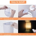 thumbnail image 3 of Laboreducer Wall Sconce Lighting Decor Set of 2 with Remote, 16 RGB Colors Changeable Dimmable Battery Rechargeable Wall Sconce for Bedroom Living Room, 3 of 7