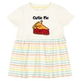 thumbnail image 3 of Inktastic Cutie Pie Girls Baby Dress, 3 of 5