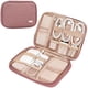 thumbnail image 1 of Estuche organizador de cables para viaje NISHEL color rosa palo 24 x 17 x 4 cm, 1 of 7