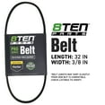 thumbnail image 2 of 8TEN Belt with KEVLAR for Husqvarna 5521CHV 65021CHV HU550F 532196853 32 x 3/8 810-CBL3249T, 2 of 7